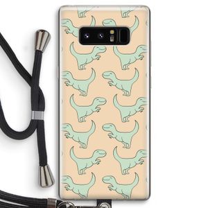 Dinos: Samsung Galaxy Note 8 Transparant Hoesje met koord