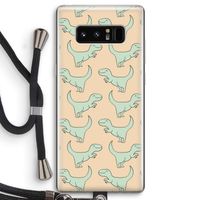 Dinos: Samsung Galaxy Note 8 Transparant Hoesje met koord