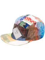 Quetsche casquette à design patchwork - Bleu Quetsche casquette à design patchwork - Bleu