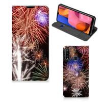 Samsung Galaxy A20s Hippe | Standcase | Vuurwerk