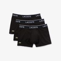 Lacoste Lacoste Classic Boxershorts Heren Zwart Trunks 3-Pack