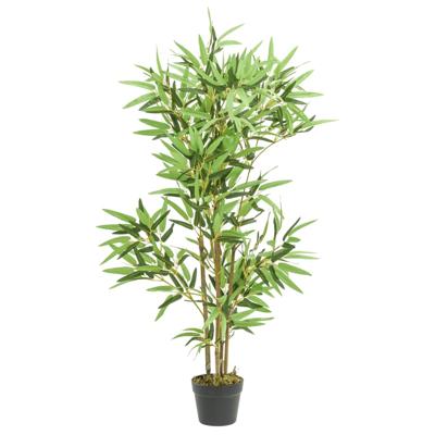 VidaXL Kunstplant bamboe 552 bladeren 120 cm groen