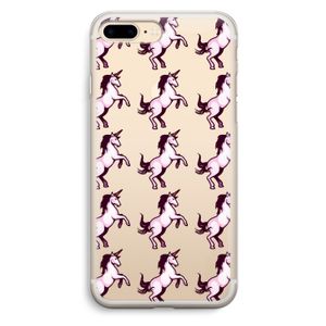 Musketon Unicorn: iPhone 7 Plus Transparant Hoesje