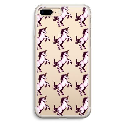Musketon Unicorn: iPhone 7 Plus Transparant Hoesje