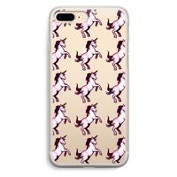 Musketon Unicorn: iPhone 7 Plus Transparant Hoesje