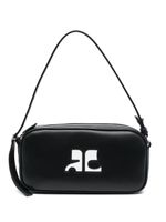 Courrèges sac porté épaule Camera en cuir - Noir