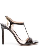 TOM FORD Angelina 105mm leather sandals - Marron - thumbnail