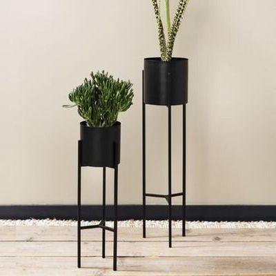 2 hoge plantenpotten 2 hoge plantenpotten