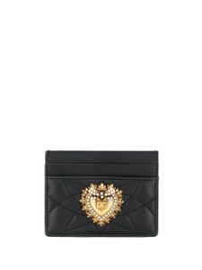 Dolce & Gabbana porte-cartes Devotion à ornements - Noir