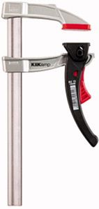 BESSEY KliKlamp Lijmtang 16 cm Roestvrijstaal, Zwart, Rood