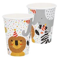 Boland Papieren bekers safari, 8st.