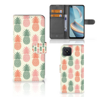 OPPO Reno4 Z Book Cover Ananas