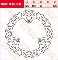 TRW Remschijf, remschijven voor de moto, MST318EC