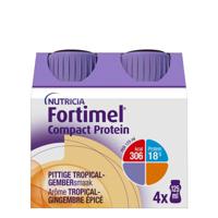 Fortimel Compact Protein Pittige Tropical-gember Flesjes 4x125 Ml - thumbnail