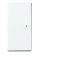 Busch-Jaeger 2CKA006220A0049 Afdekking 2-voudig free@home Wit, Verkeerswit 1 stuk(s)