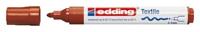 Textielmarker edding 4500 rond 2-3mm bruin | 10 stuks