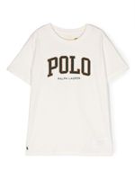 POLO RALPH LAUREN KIDS t-shirt en coton à logo brodé - Blanc - thumbnail