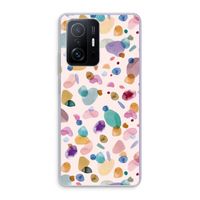 Terrazzo Memphis Pink: Xiaomi 11T Pro Transparant Hoesje