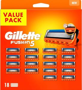 Gillette Fusion5 Blade Refills scheermesje 18 stuk(s) Roestvrijstaal Mannen