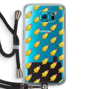 Waterijsjes: Samsung Galaxy S6 Transparant Hoesje met koord