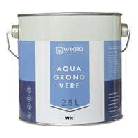 Wikro Aqua Grondverf - Wit - 2,5ltr