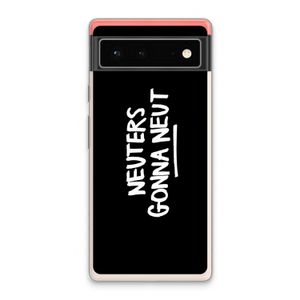 Neuters (zwart): Google Pixel 6 Transparant Hoesje