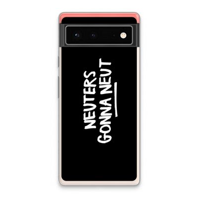 Neuters (zwart): Google Pixel 6 Transparant Hoesje