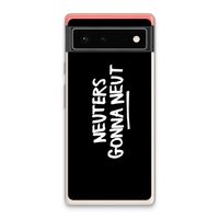 Neuters (zwart): Google Pixel 6 Transparant Hoesje
