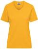 James & Nicholson JN1807 Ladies´ Bio Workwear T-Shirt - /Gold-Yellow - XS