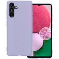 Basey Samsung Galaxy A13 5G Hoesje Siliconen Hoes Case Cover -Lila - thumbnail