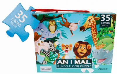 Toys Amsterdam vloerpuzzel Jungle junior 60 cm 35-delig Toys Amsterdam vloerpuzzel Jungle junior 60 cm 35-delig
