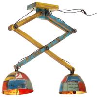 VidaXL Plafondlamp 25 w e27 29x18x85 cm meerkleurig
