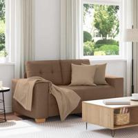 Loveseat Bank Bruin 120 cm Stof