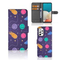 Samsung Galaxy A73 5G | Wallet Case | met Pasjes | Space Samsung Galaxy A73 5G | Wallet Case | met Pasjes | Space