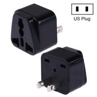 Draagbare universele socket aan ons Plug Power Adapter reislader (zwart)