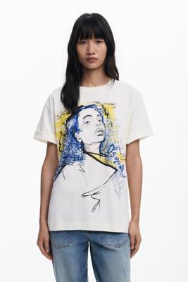 Portret T-shirt - WHITE - S