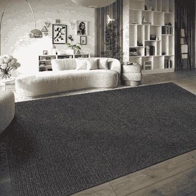 Wollen Vloerkleed Francois Antraciet 190x280 Cm Laagpolig Villeroy & Boch - Dekbed-Discounter.nl