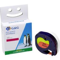 G&G 5D91223-TD Labeltape Tekstkleur: Zwart