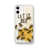 Let it bee: iPhone 12 mini Transparant Hoesje