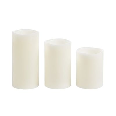 3x Voordelige LED kaarsen met afstandsbediening en timer