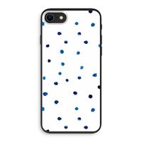 Blauwe stippen: iPhone SE 2020 Biologisch afbreekbaar hoesje