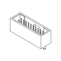 Molex 713492045 Male header, inbouw (standaard) Inhoud: 13 stuk(s) Tube