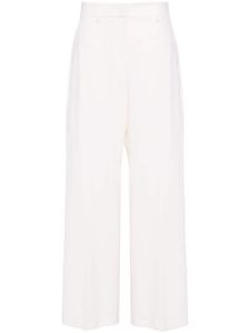 MSGM pantalon de costume à taille haute - Tons neutres