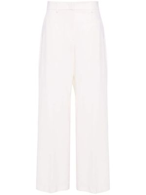 MSGM pantalon de costume à taille haute - Tons neutres