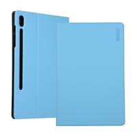 ENKAY horizontale Flip lederen draagtas met houder voor Samsung Galaxy tab S6 10 5 T860/T865 (licht blauw)