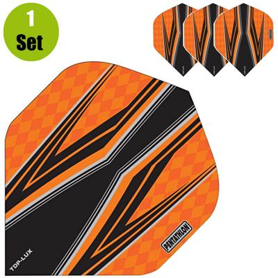 Pentathlon Pentathlon TDP Lux Vision Black Dartflights - Oranje
