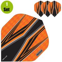 Pentathlon Pentathlon TDP Lux Vision Black Dartflights - Oranje