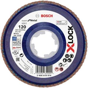 Bosch Accessories 2608619814 X551 Lamellenschijf Diameter 115 mm Boordiameter 22.23 mm 1 stuk(s)