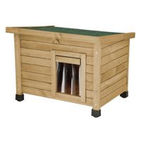 Kerbl Kattenhuis Rustica 57x45x43 cm bruin en groen - thumbnail