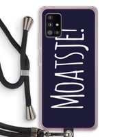 Moatsje!: Samsung Galaxy A51 5G Transparant Hoesje met koord